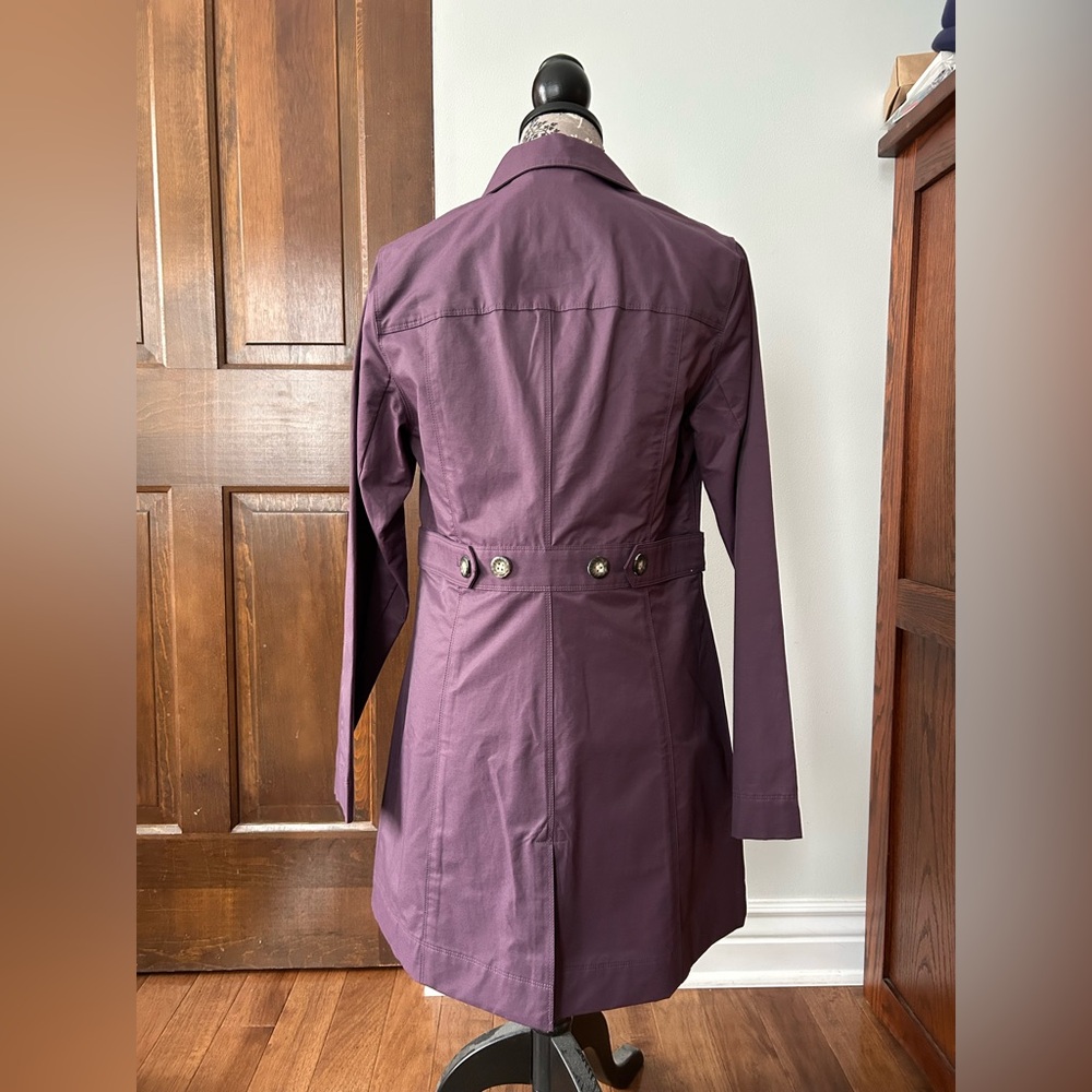 Eddie Bauer Women's Plum Trench Coat - Picture 3 of 4